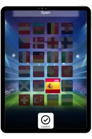 Barra de multiplicadores progresivos x1.92 a x30.72 en Penalty Shoot Out